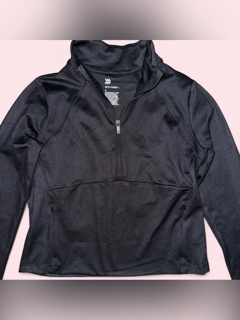 Women’s quarter zip workout top